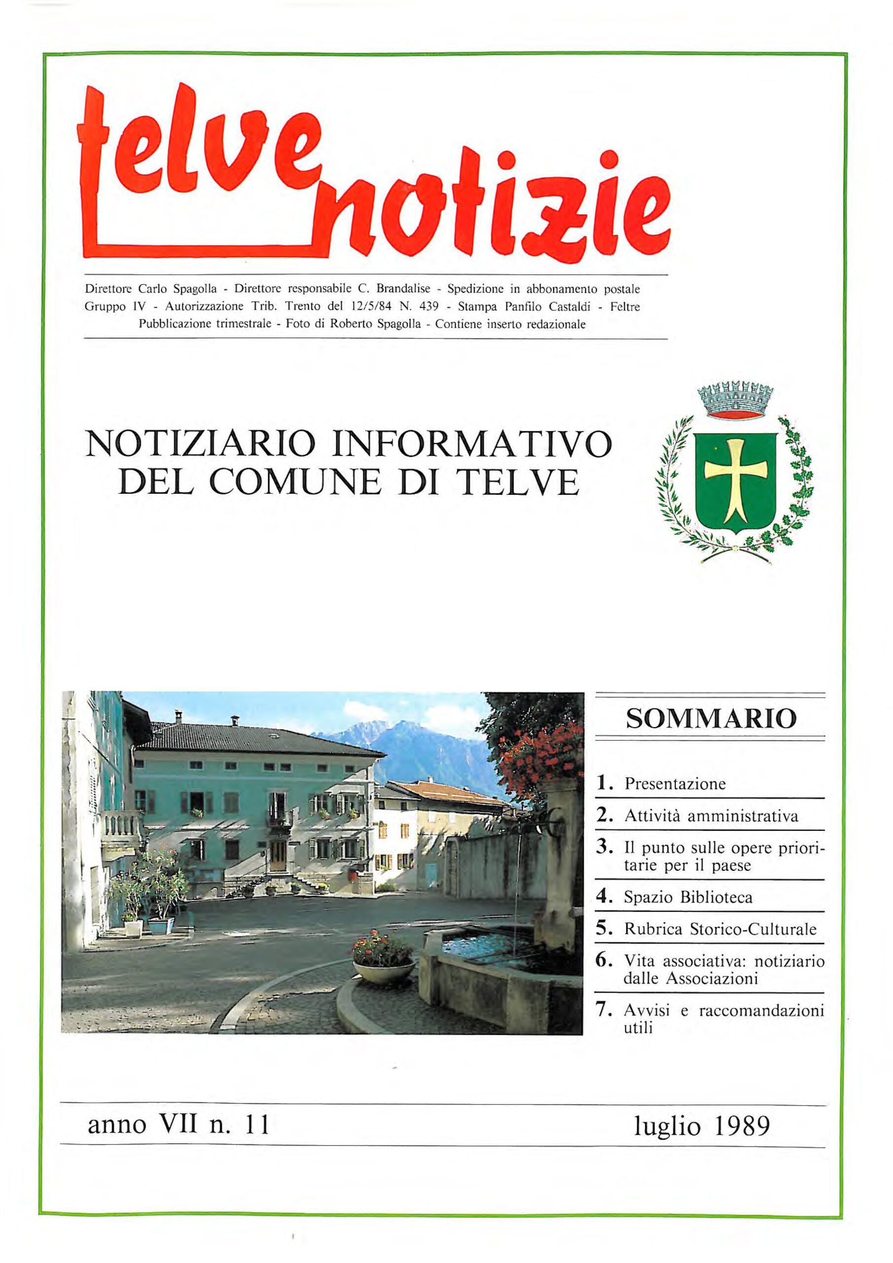 Telve Notizie 11/1989