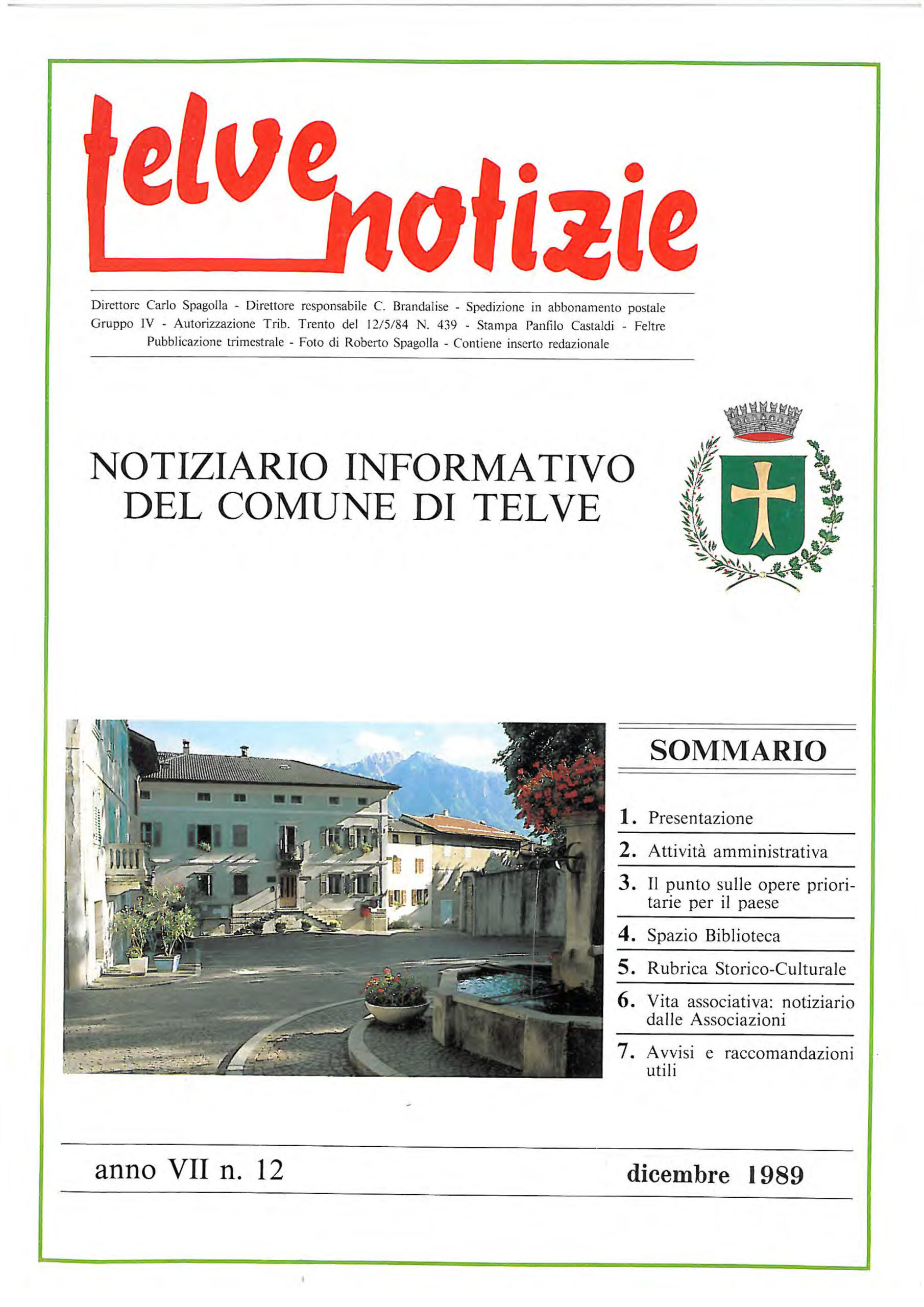 Telve Notizie 12/1989