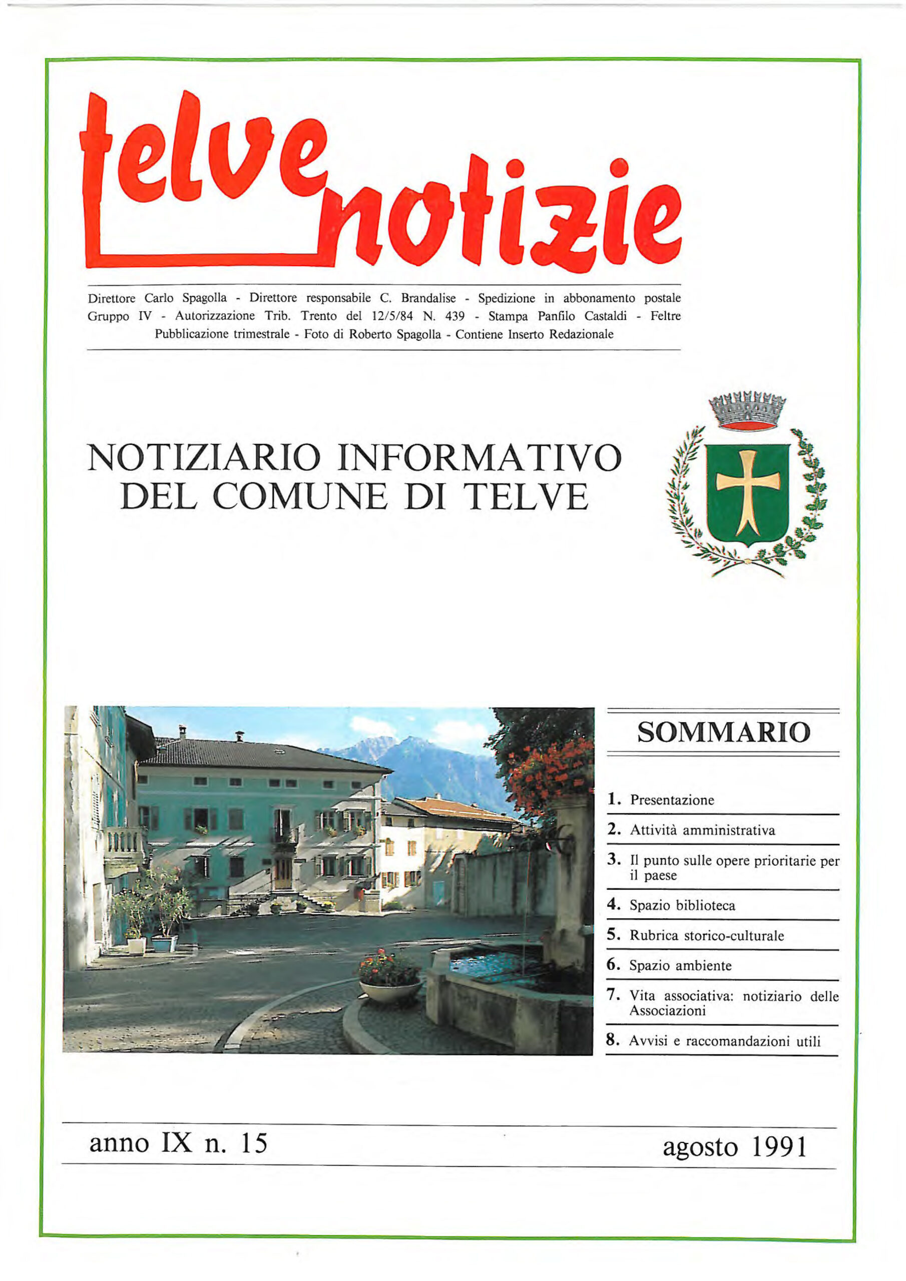 Telve Notizie 15/1991