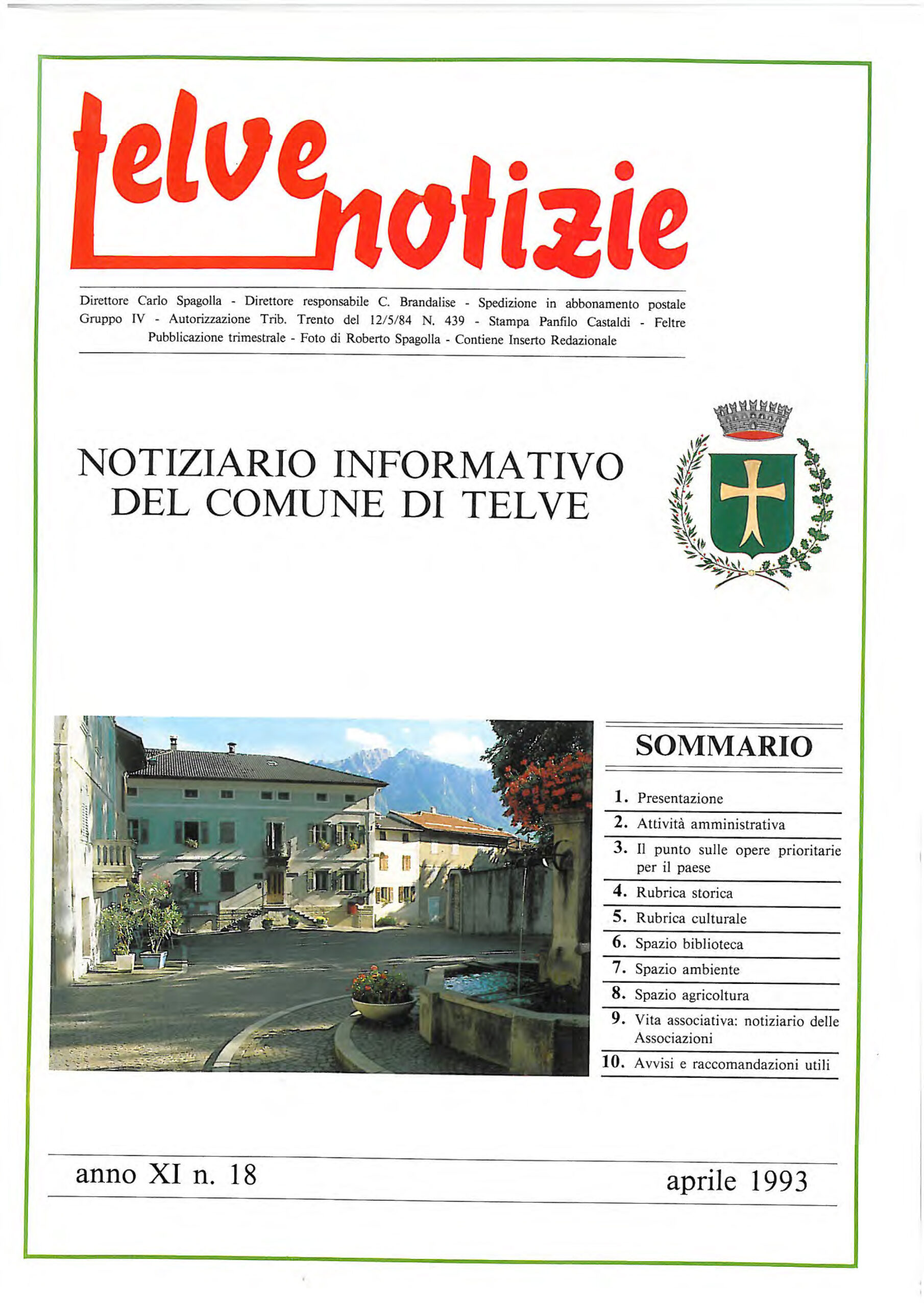 Telve Notizie 18/1993