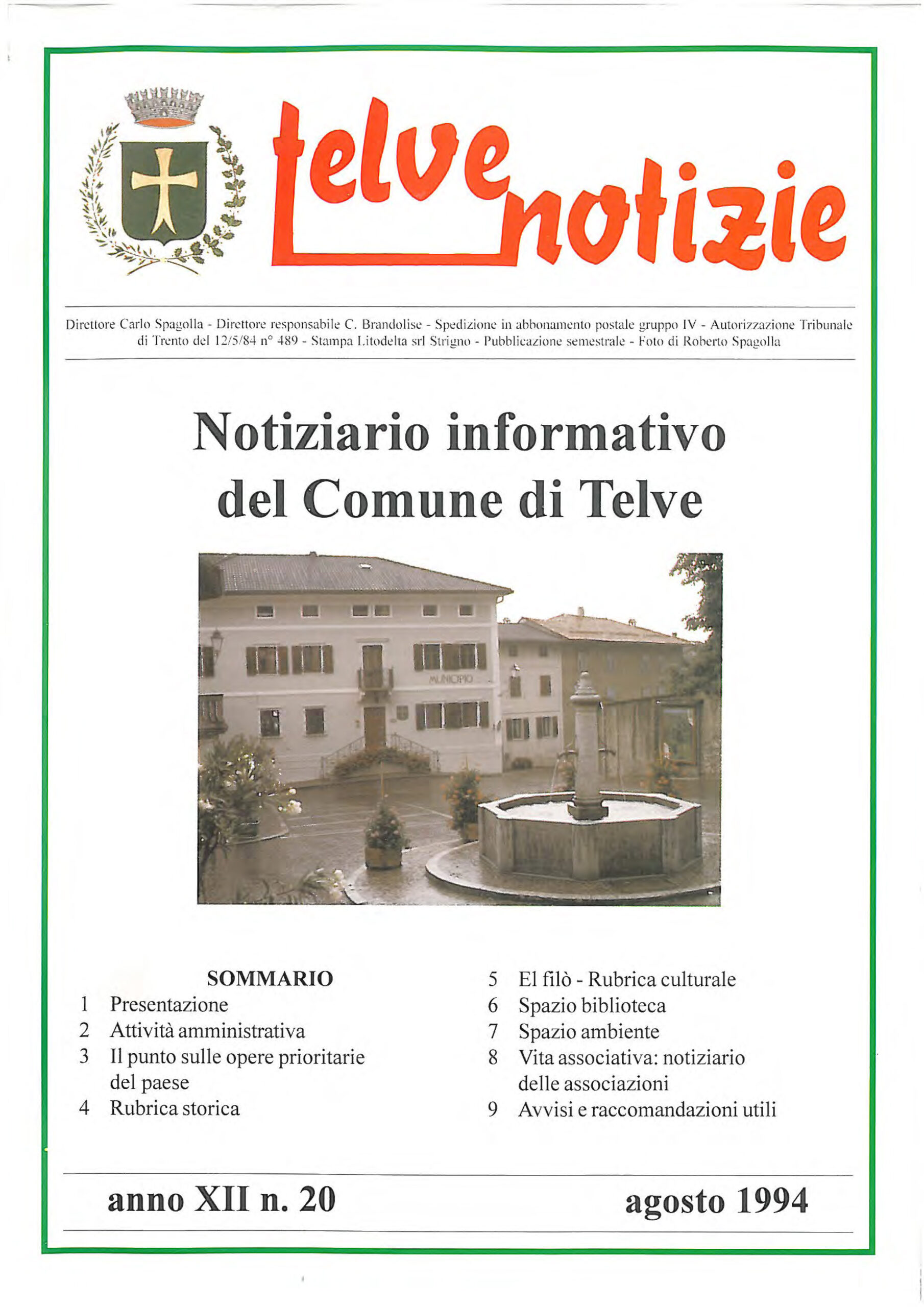 Telve Notizie 20/1994