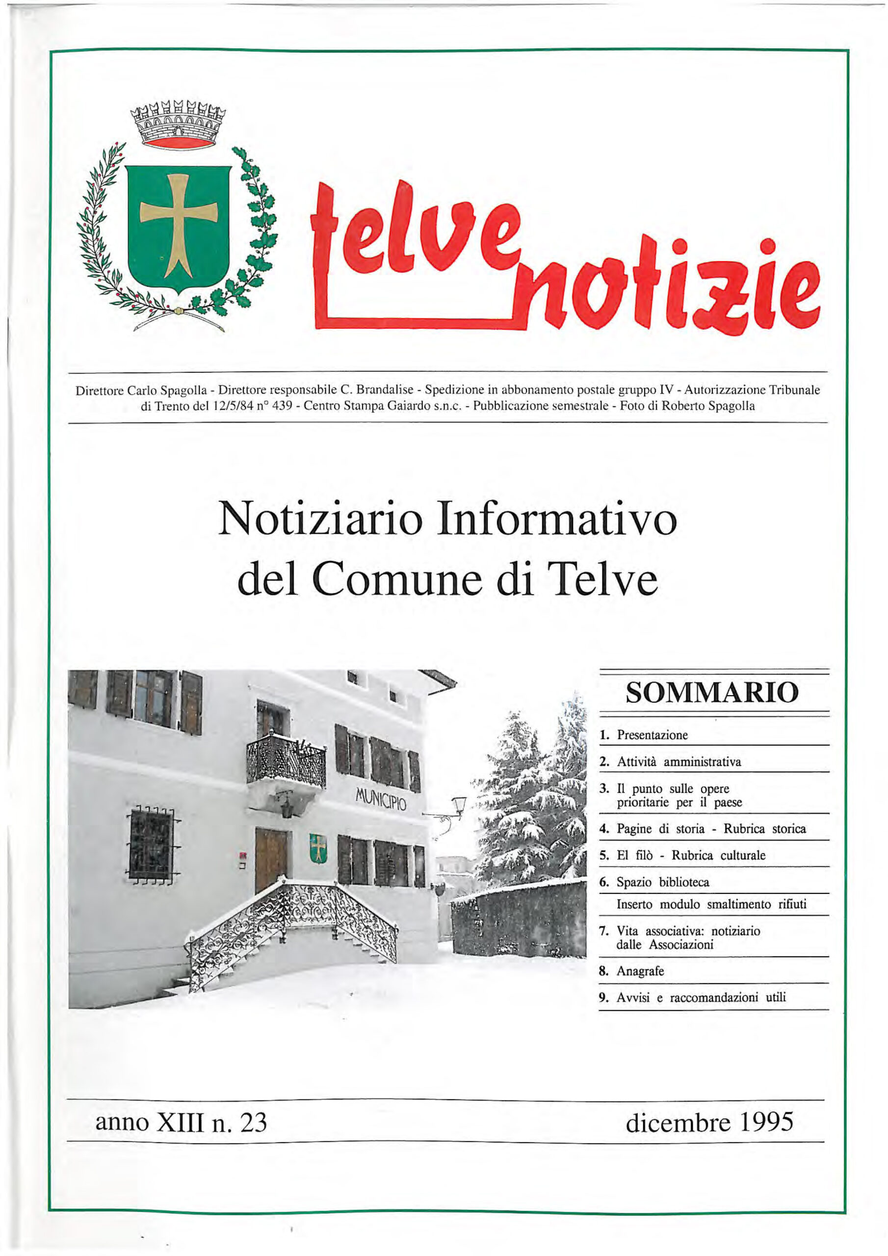 Telve Notizie 23/1995