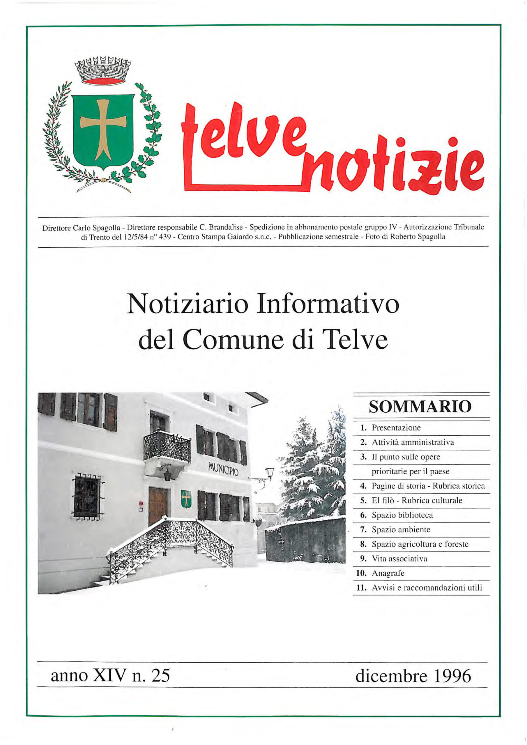 Telve Notizie 25/1996