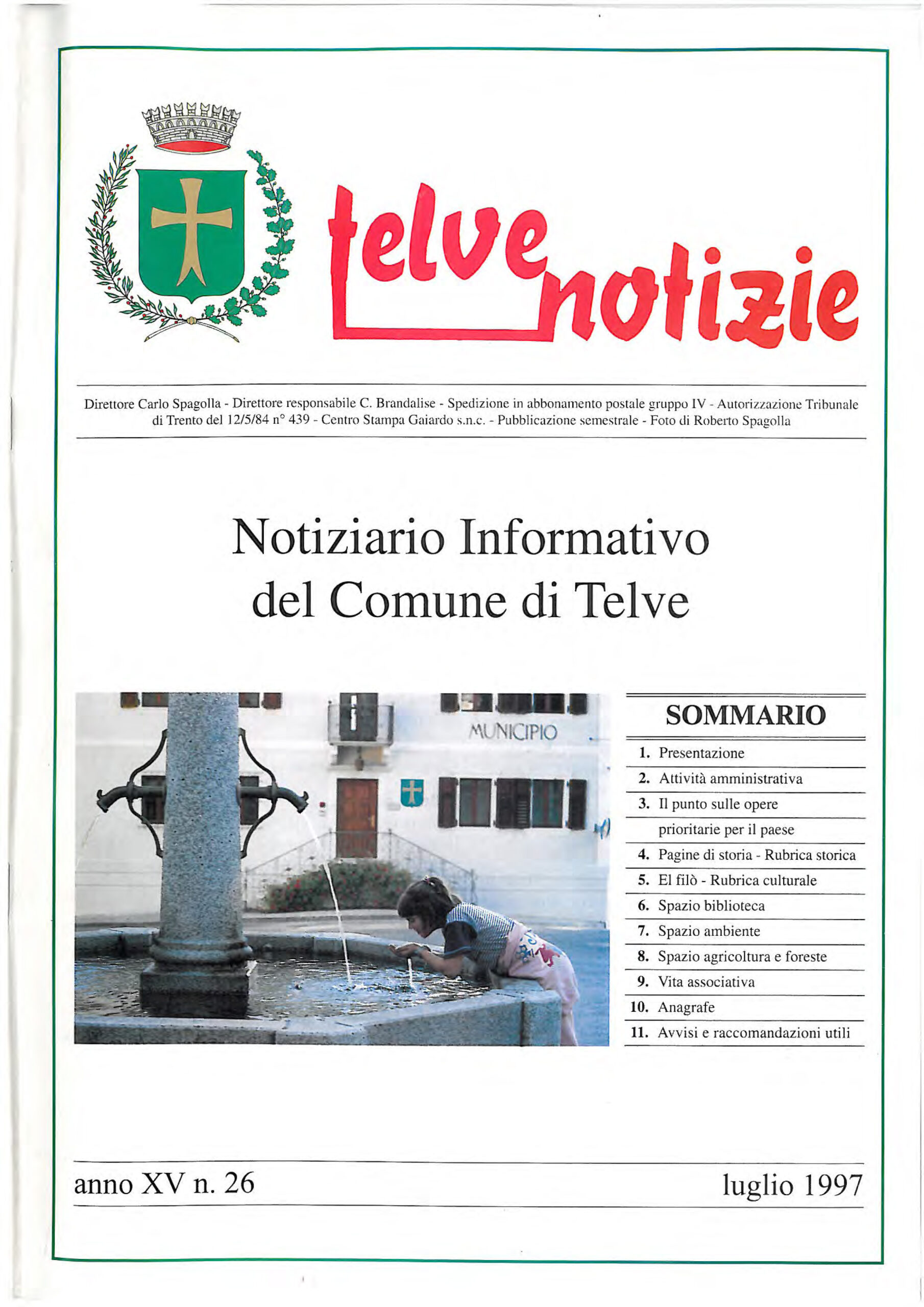 Telve Notizie 26/1997