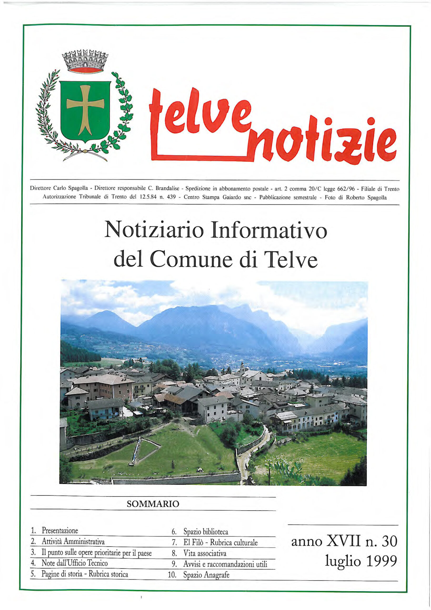 Telve Notizie 30/1999