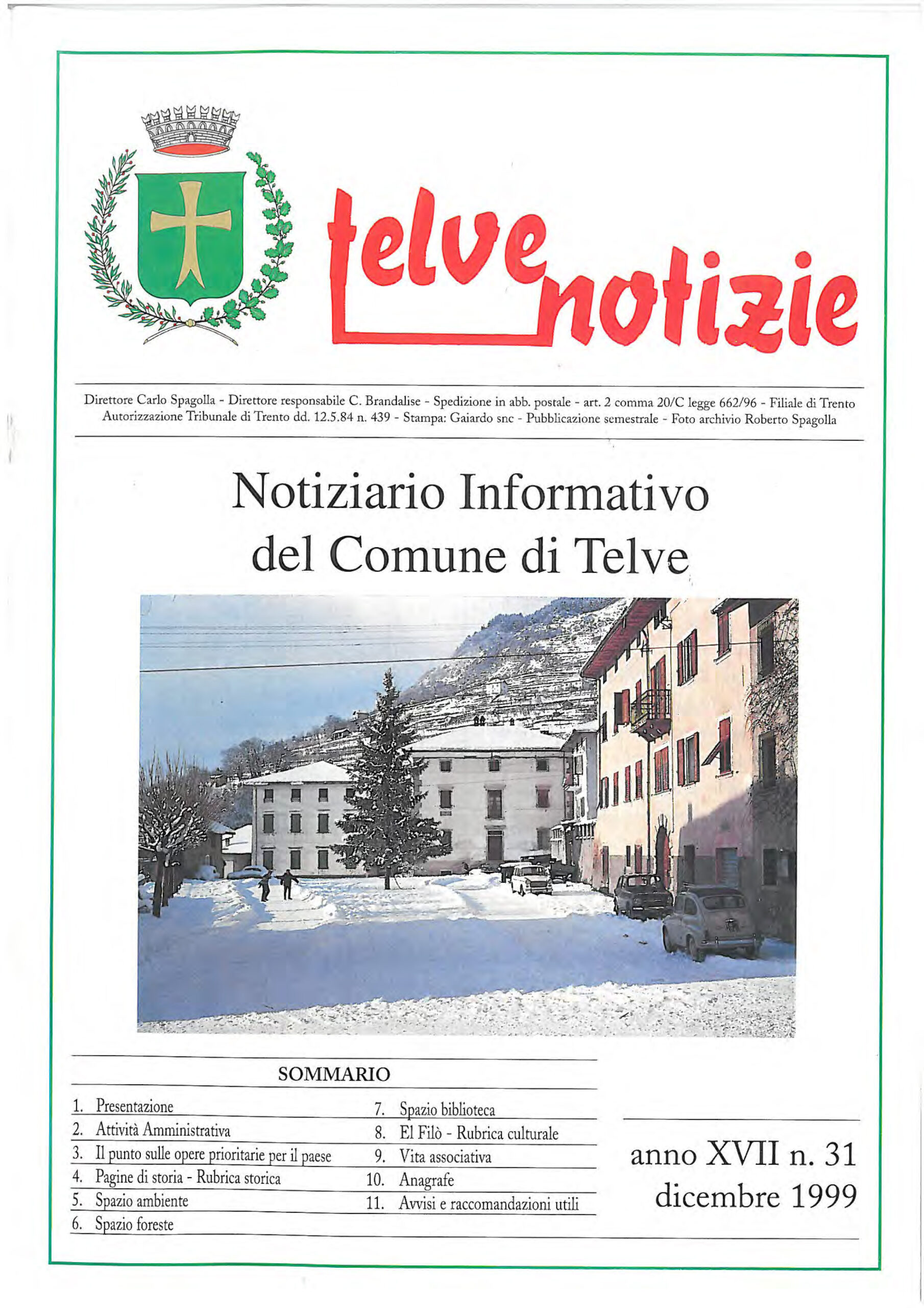 Telve Notizie 31/1999