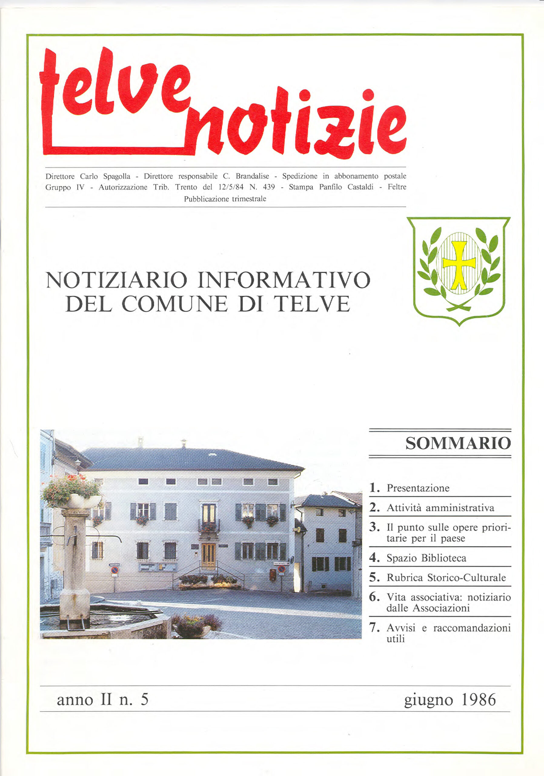 Telve Notizie 5/1986