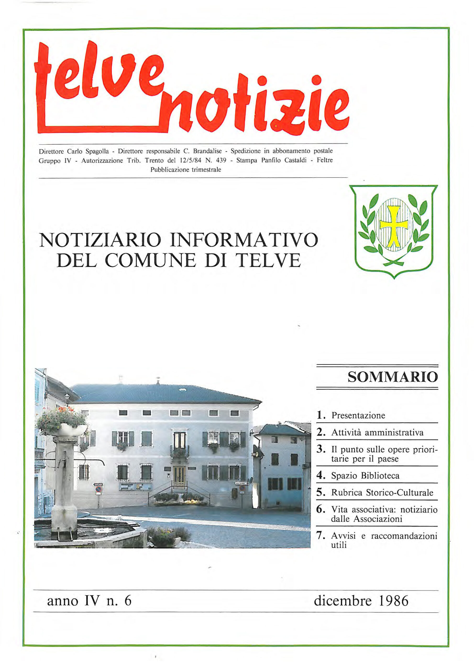 Telve Notizie 6/1986