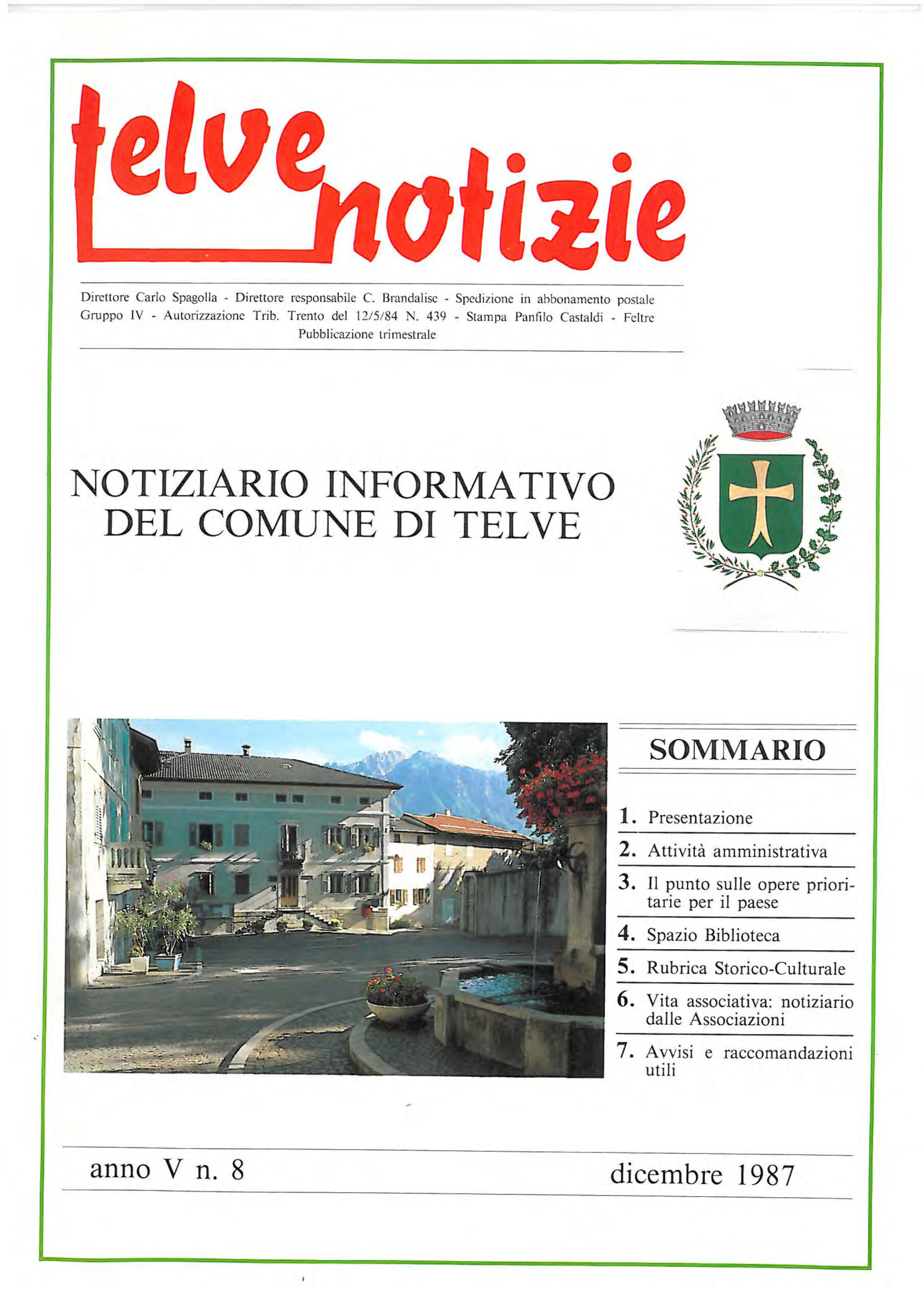 Telve Notizie 8/1987