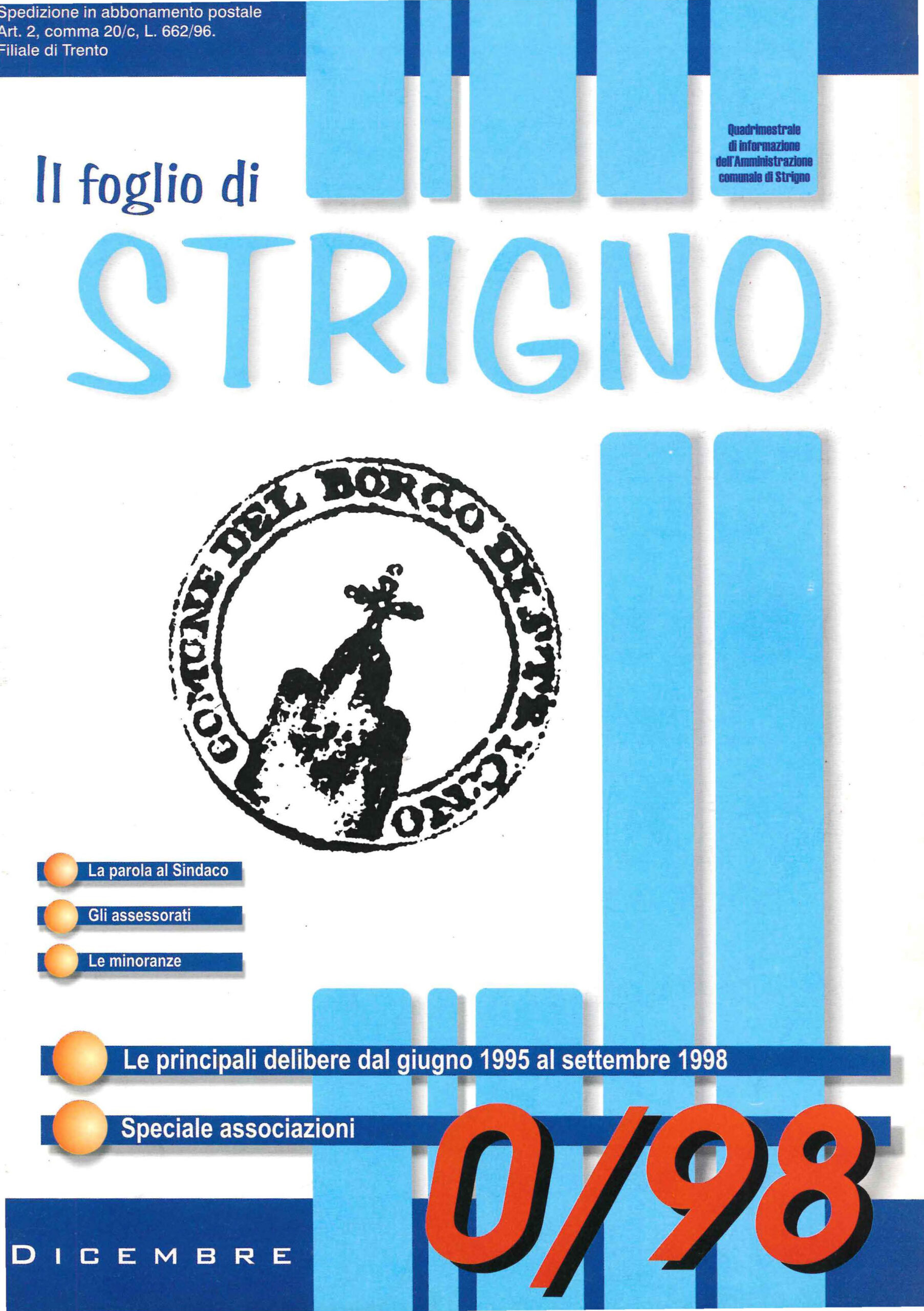 Il Foglio di Strigno 1998/0