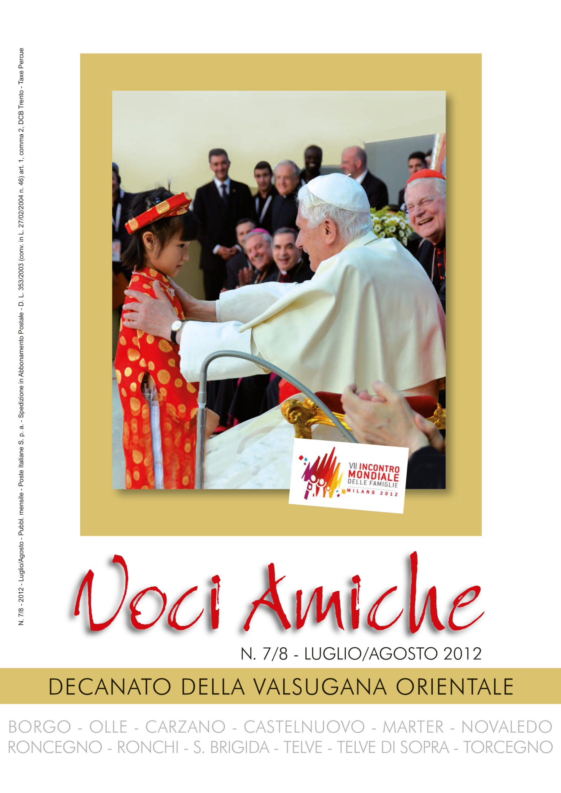 Voci Amiche – Luglio/agosto 2012