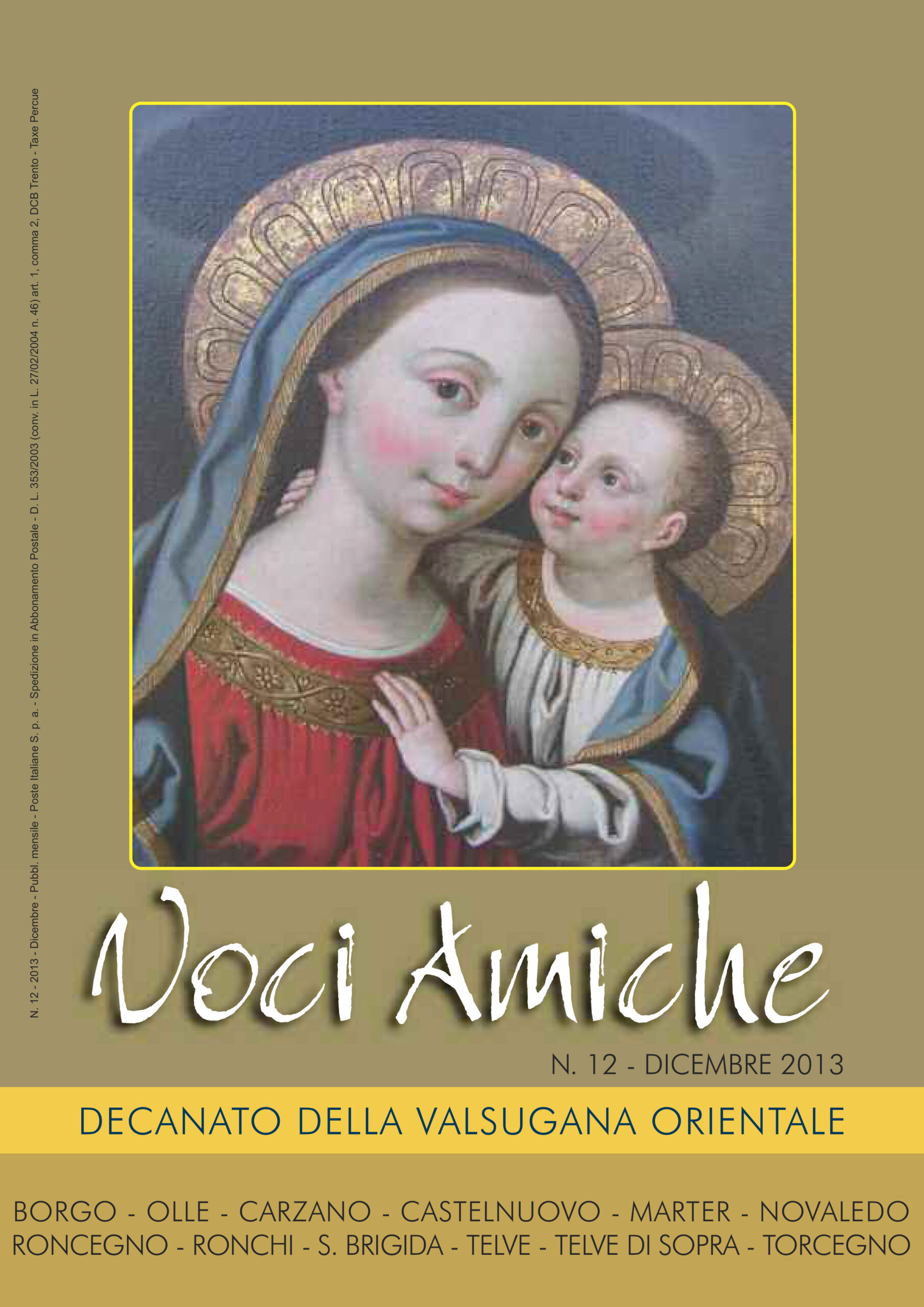 Voci Amiche – Dicembre 2013