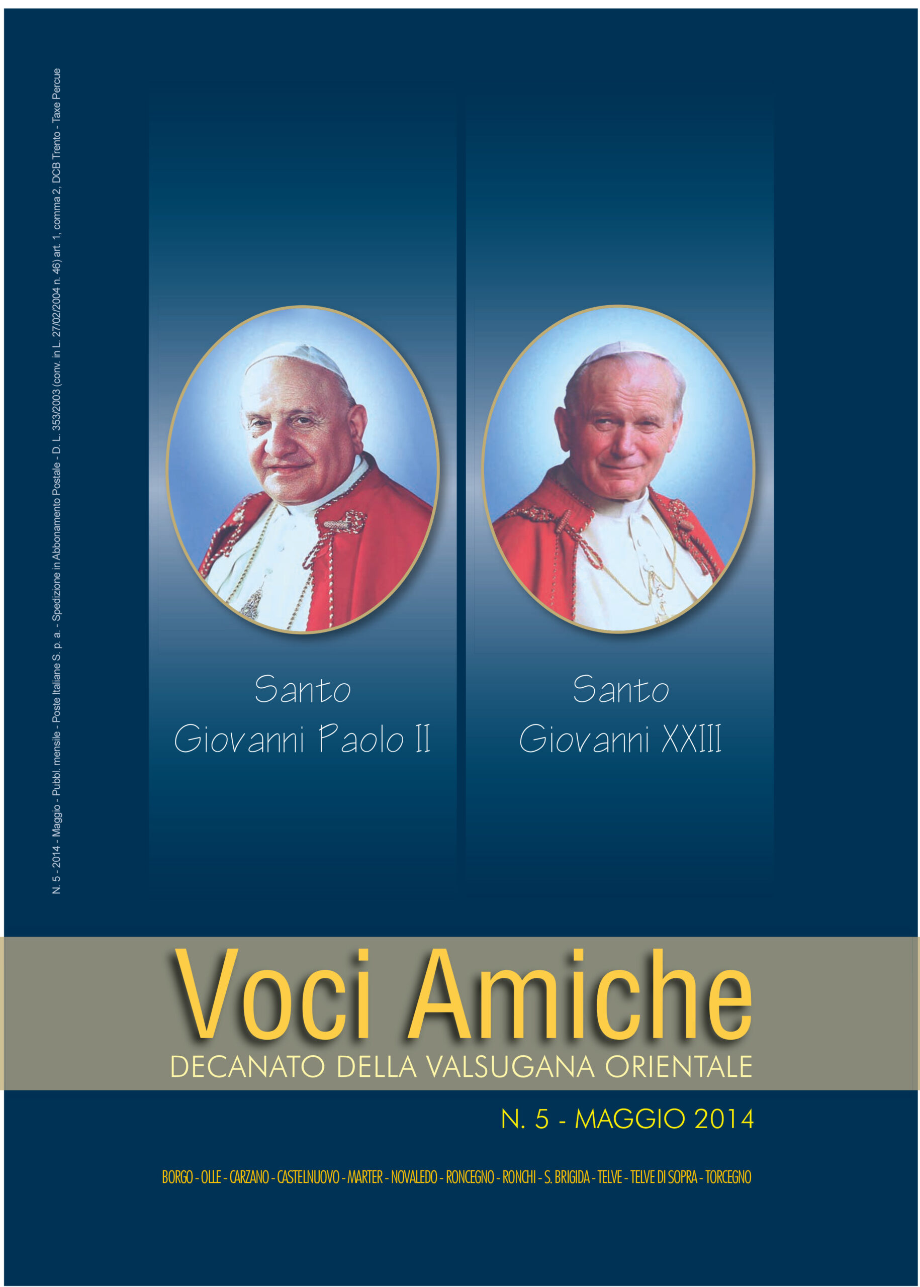 Voci Amiche – Maggio 2014