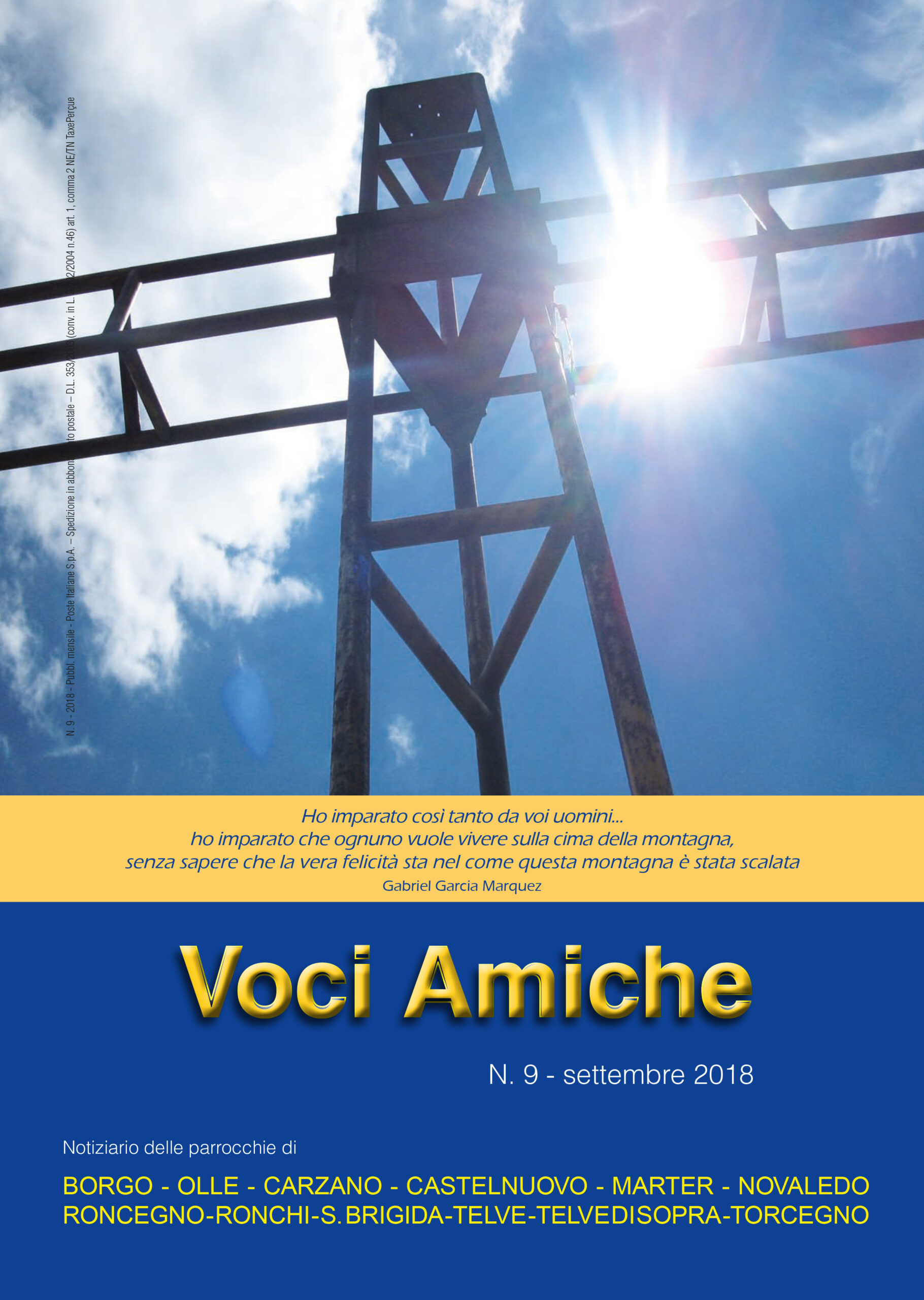 Voci Amiche – Settembre 2018