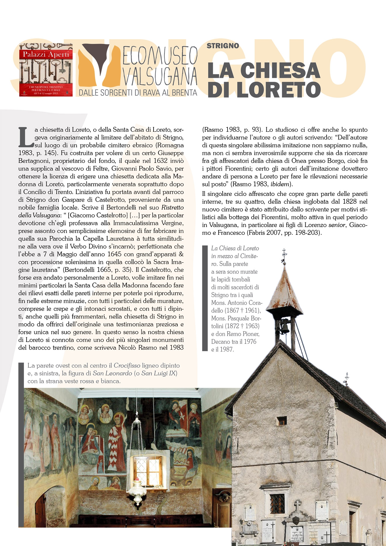 Strigno: la chiesa di Loreto