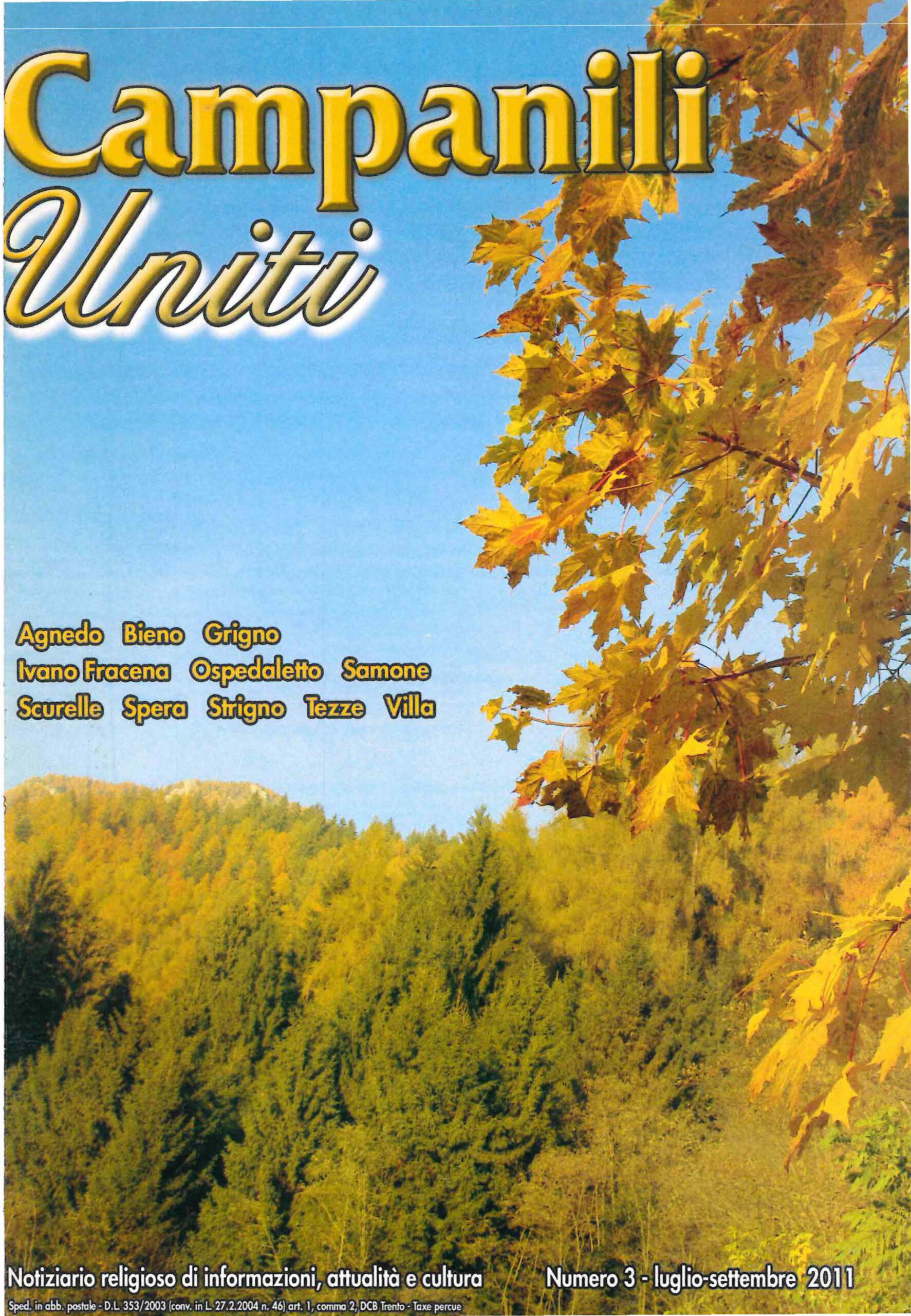 Campanili Uniti 2011/3 – Luglio/settembre