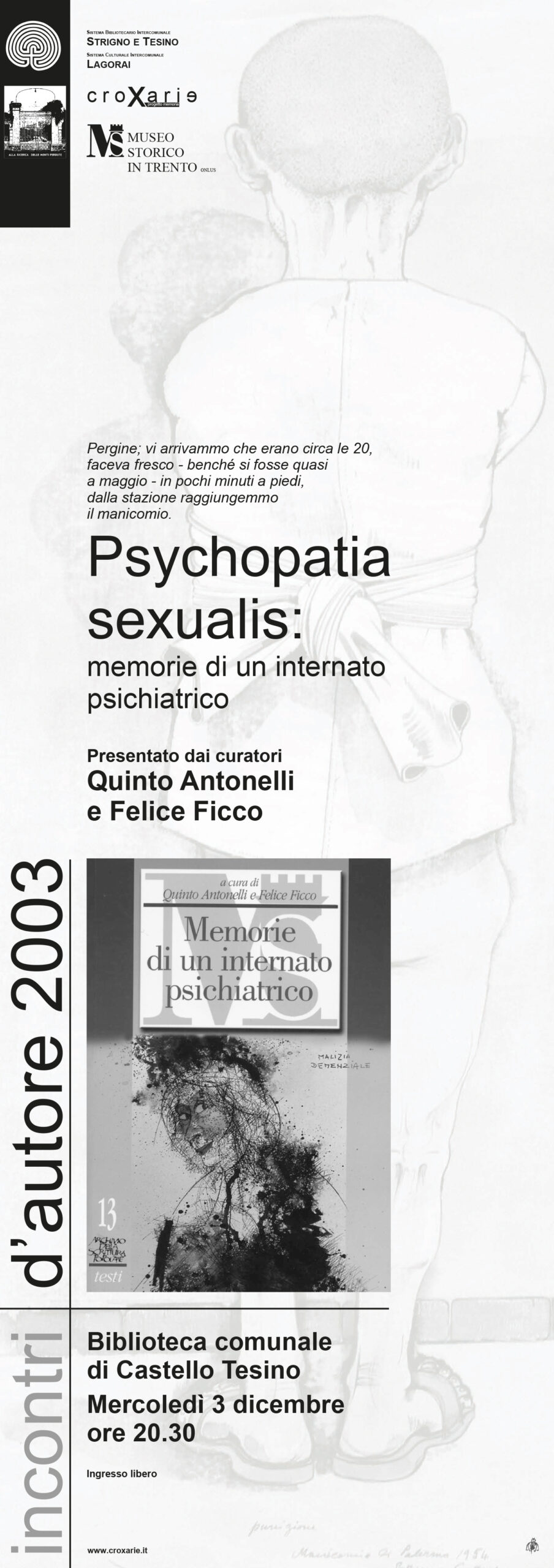 Psychopatia sexualis: memorie di un internato psichiatrico