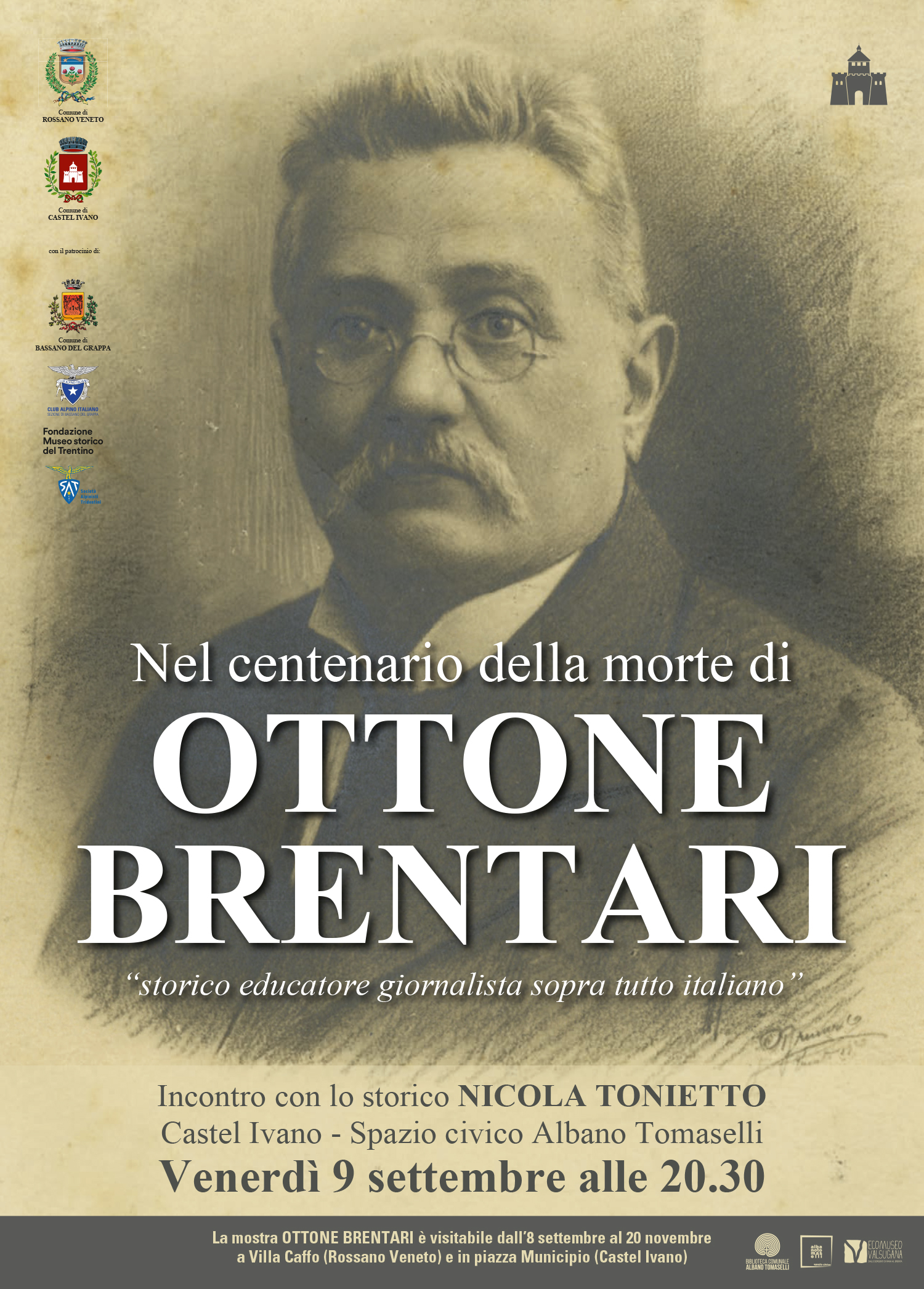 Nel centenario della morte di Ottone Brentari