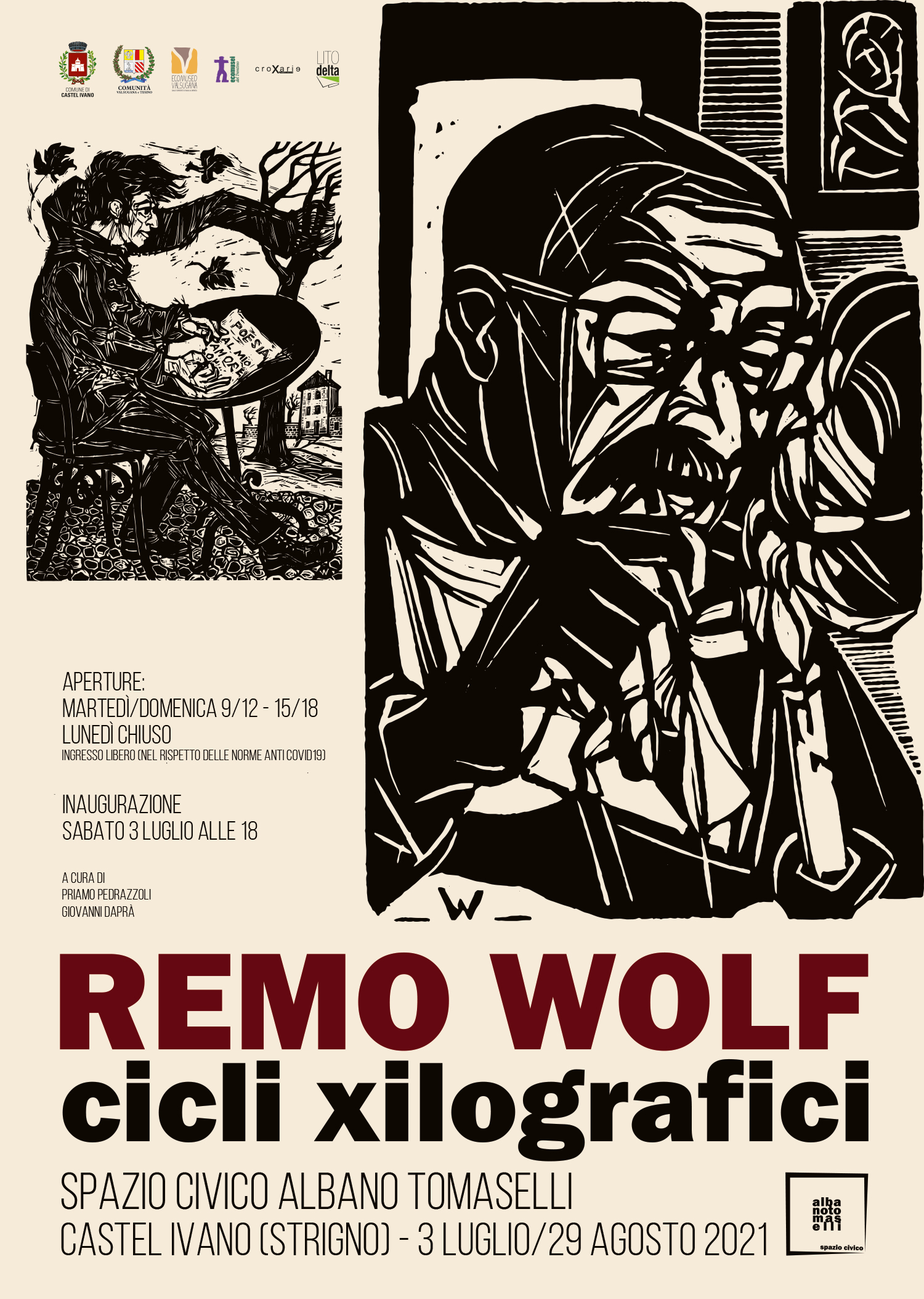 Remo Wolf. Cicli xilografici